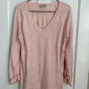 Loft light pink sweater